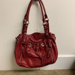 Rich Red Genuine Leather Purse